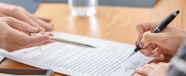 signing an employment agreement